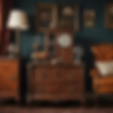 A curated collection of vintage furniture reflecting a rich history.