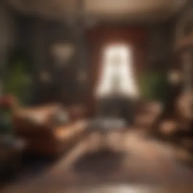Charming Vintage Living Room Elegant vintage living room featuring antique furniture and decor
