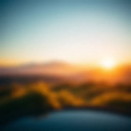 Tranquil landscape view showcasing New Zealand's natural beauty