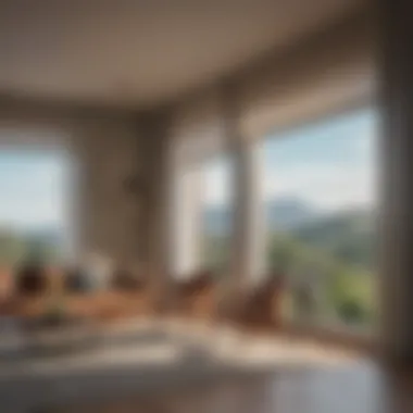 Modern Shades for Functional Window Treatments Modern shades providing privacy for recessed windows