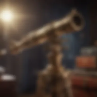 Vintage Brass Telescope