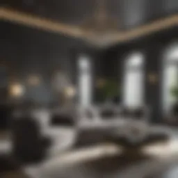 Elegant Monochromatic Luxe Living Room Decor