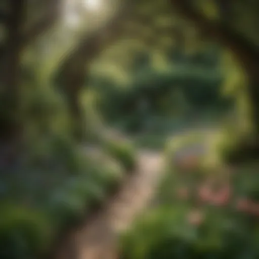 Botanical Splendor in English Garden