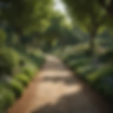 Charming Pathways in English Garden