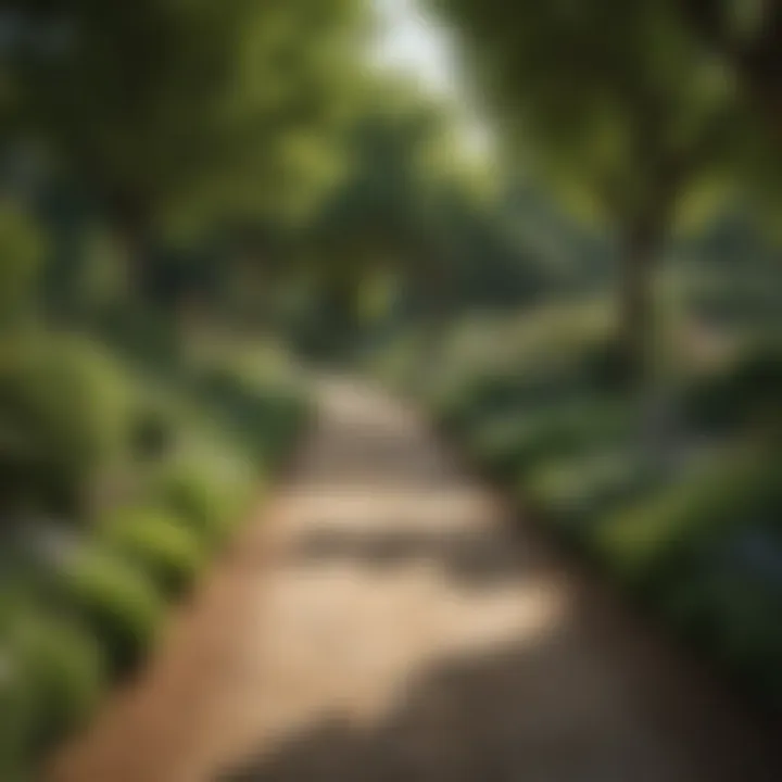 Charming Pathways in English Garden