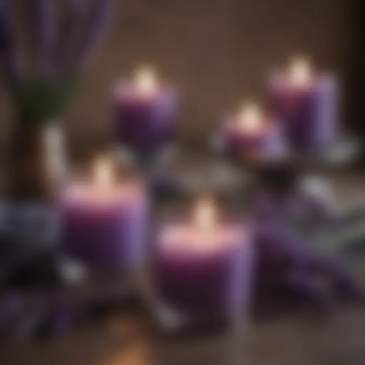 Exquisite Lavender Scented Candles