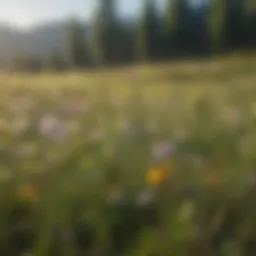 Graceful Wildflowers in Meadow