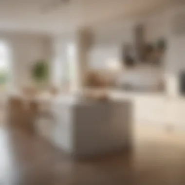 Bright and airy fitted kitchen with natural light and open layout.