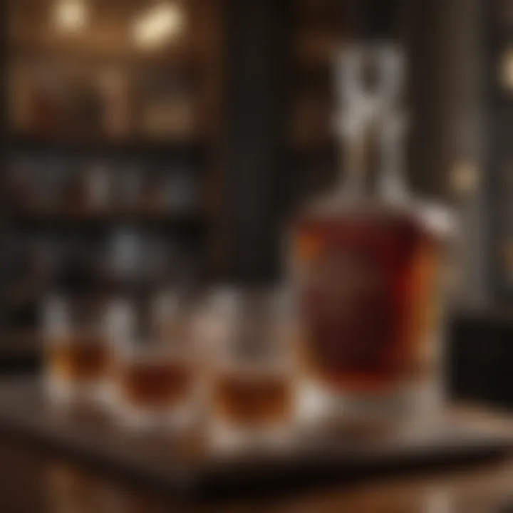 Vintage Whiskey Decanter Set