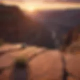 Scenic Sunset over Grand Canyon