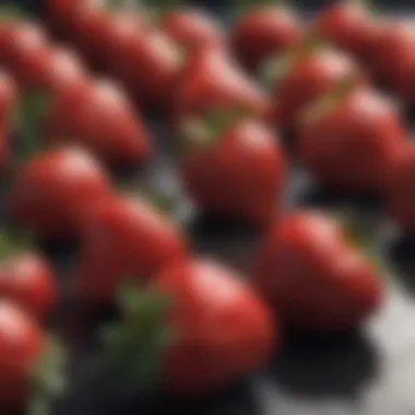Vibrant Strawberries Flourishing Indoors vibrant strawberries flourishing indoors