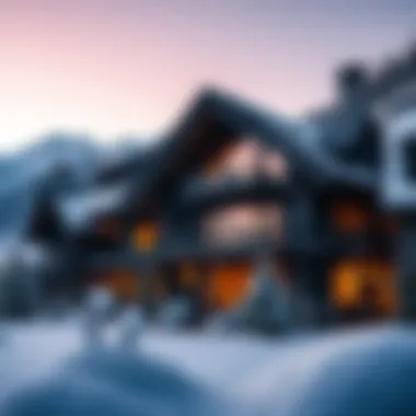 Exquisite Gstaad Chalet in an Alpine Setting Stunning Gstaad chalet exterior with snow-capped mountains in the background