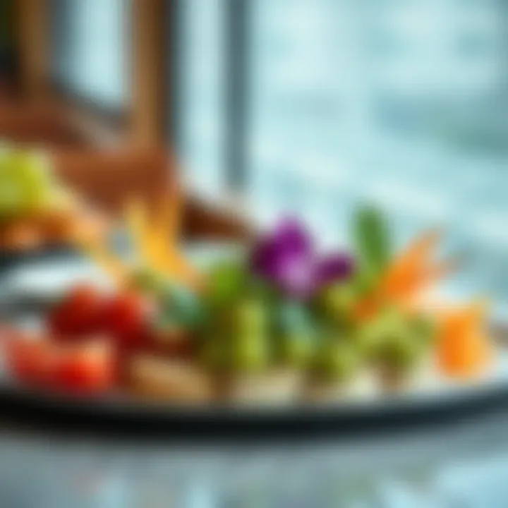 Vibrant Healthy Meal Presentation Vibrant healthy meal presentation