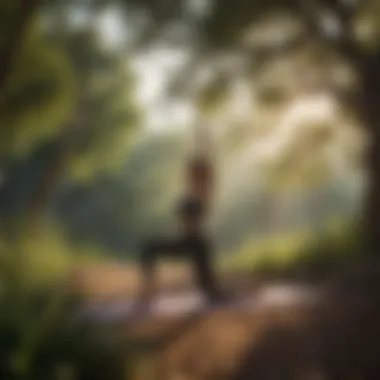 Morning Yoga in Nature A serene morning yoga session amidst nature