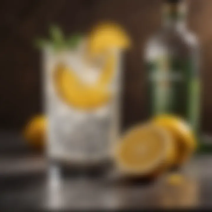 Sophisticated Hendrick's Gin and Tonic with Citrus Zest