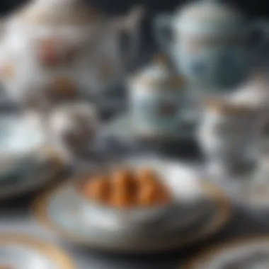 Diverse Collection of Herend China Patterns A collection of various Herend china patterns beautifully arranged