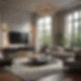 Elegant living room with modern decor