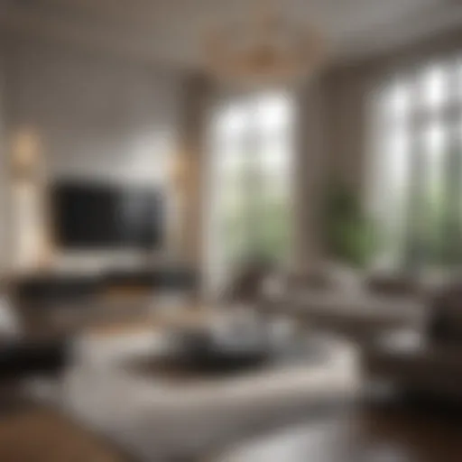 Elegant living room with modern decor
