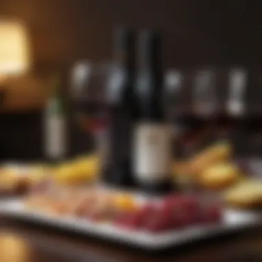 Art of Pairing Wine and Food Wine and food pairing suggestions displayed artistically