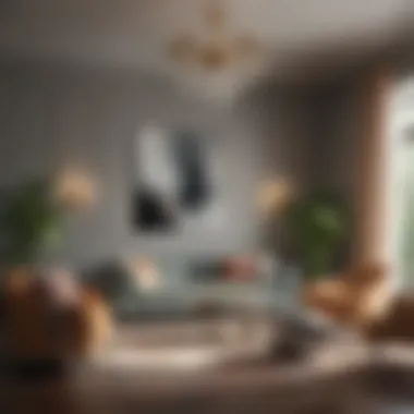 Sophisticated Living Room Design Elegant living room showcasing a harmonious color palette