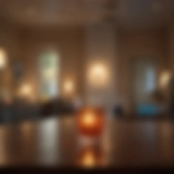 Well-lit room demonstrating the impact of lighting on color perception