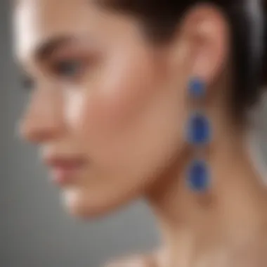 Chic Sapphire Earrings Showcasing Innovation in USA Jewellery Retail