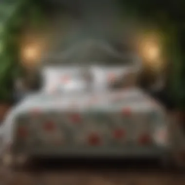 Botanical Garden Theme Bed Painting