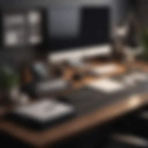 Innovative desk organization