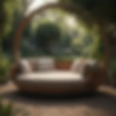 Modern Circular Garden Sofa