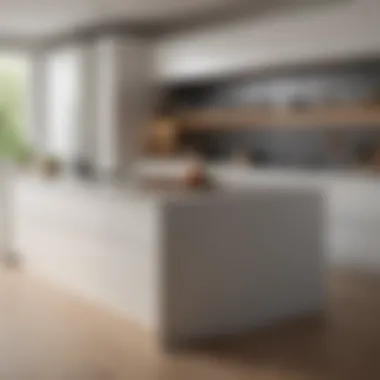Minimalist Kitchen with Clean Lines Minimalist kitchen with clean lines and soft hues