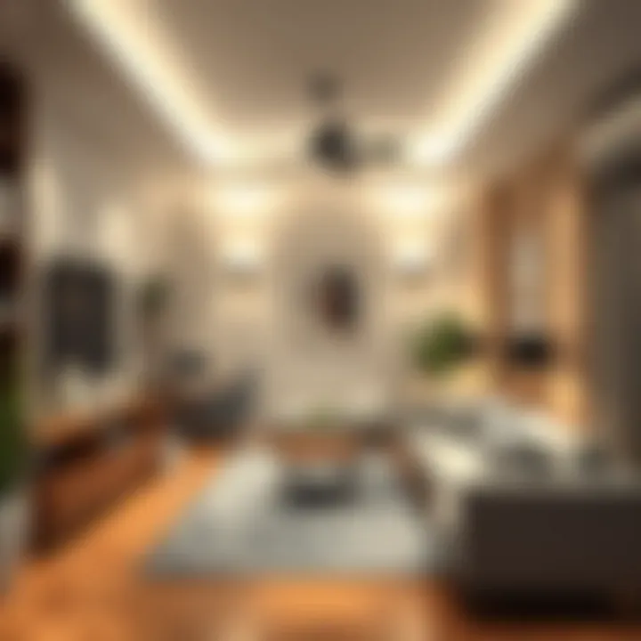 A sophisticated workspace designed with functional aesthetics and inspiring decor