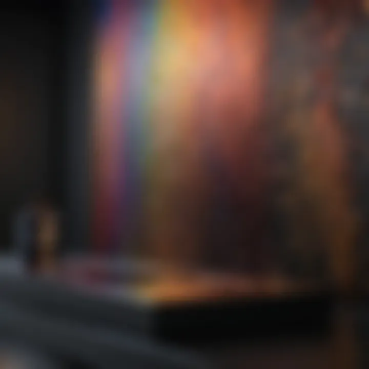 Innovative spectroscopy analyzing paint color