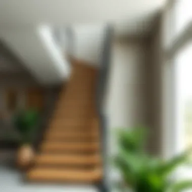 Sustainable staircase using eco-friendly materials