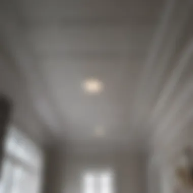 Minimalist Color-Blocked Ceiling Design