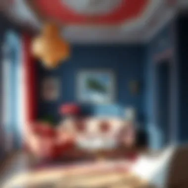 Case study showcasing a beautifully colored interior