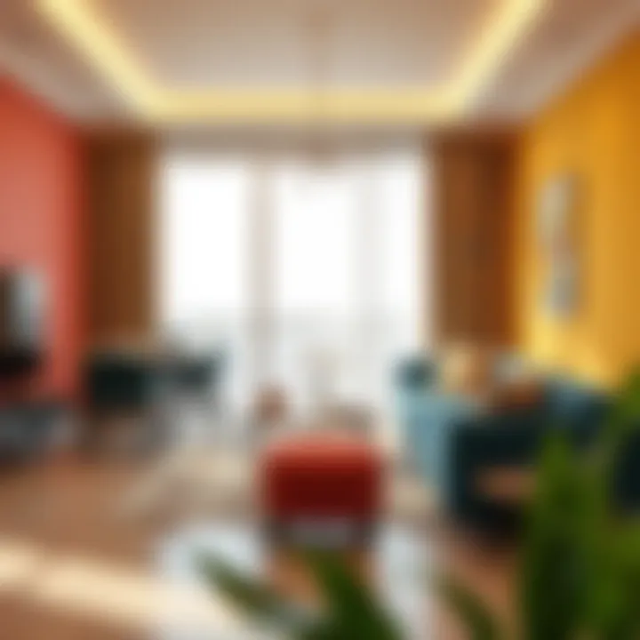 Psychological effects of color on mood in living spaces