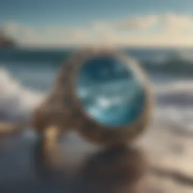 Ocean-inspired jewelry piece