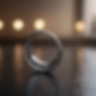 Sleek minimalist design jewelry piece