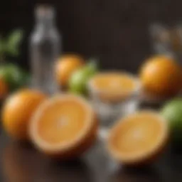 A vibrant selection of fresh citrus fruits highlighting tequila pairings