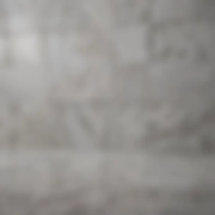 Marble-Inspired Glass Tile Backsplash