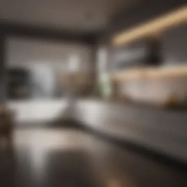 Innovative smart lighting solutions in a stylish kitchen