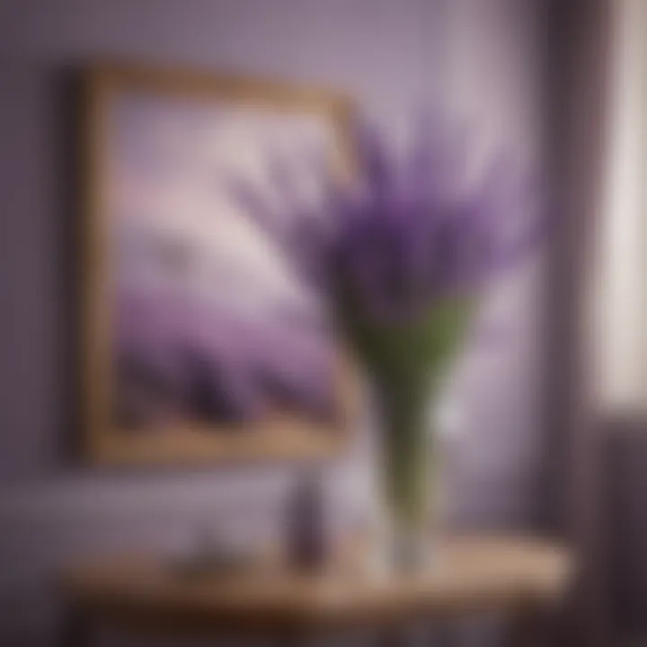 Lavender Symphony in Home Decor