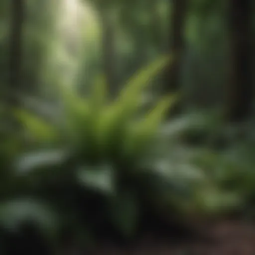 Lush Ferns in Full Shade Landscape