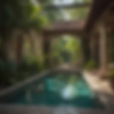 Lavish Garden Spa Retreat Sumptuous spa overlooking lush tropical gardens