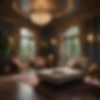 Opulent Relaxation Room Elegant relaxation room with plush furnishings