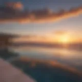 Oceanfront Infinity Pool at Sunset