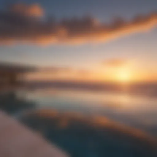 Oceanfront Infinity Pool at Sunset