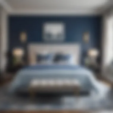 Luxurious Bedroom Design with Serene Blue Hues