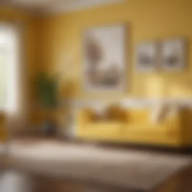 Luxurious Butter Yellow Decor Elements