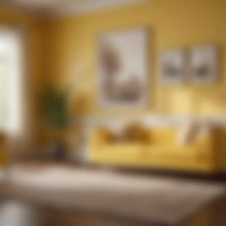 Luxurious Butter Yellow Decor Elements
